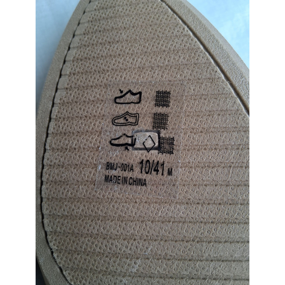 CL by Laundry Flats Size 10 Beige Rhinestone - Picture 6 of 8